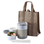 LWR-A Stainless Steel Lunch Box With Microwavable Containers