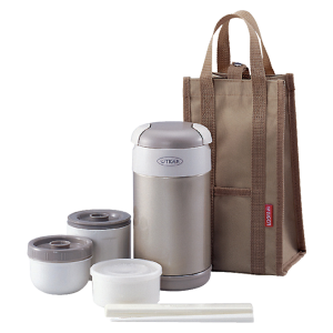 LWR+A092NN-tp LWR-A Stainless Steel Lunch Box With Microwavable Containers