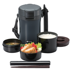 LWU_A171-tp LWU-A Stainless Steel Lunch Box With Microwavable Containers