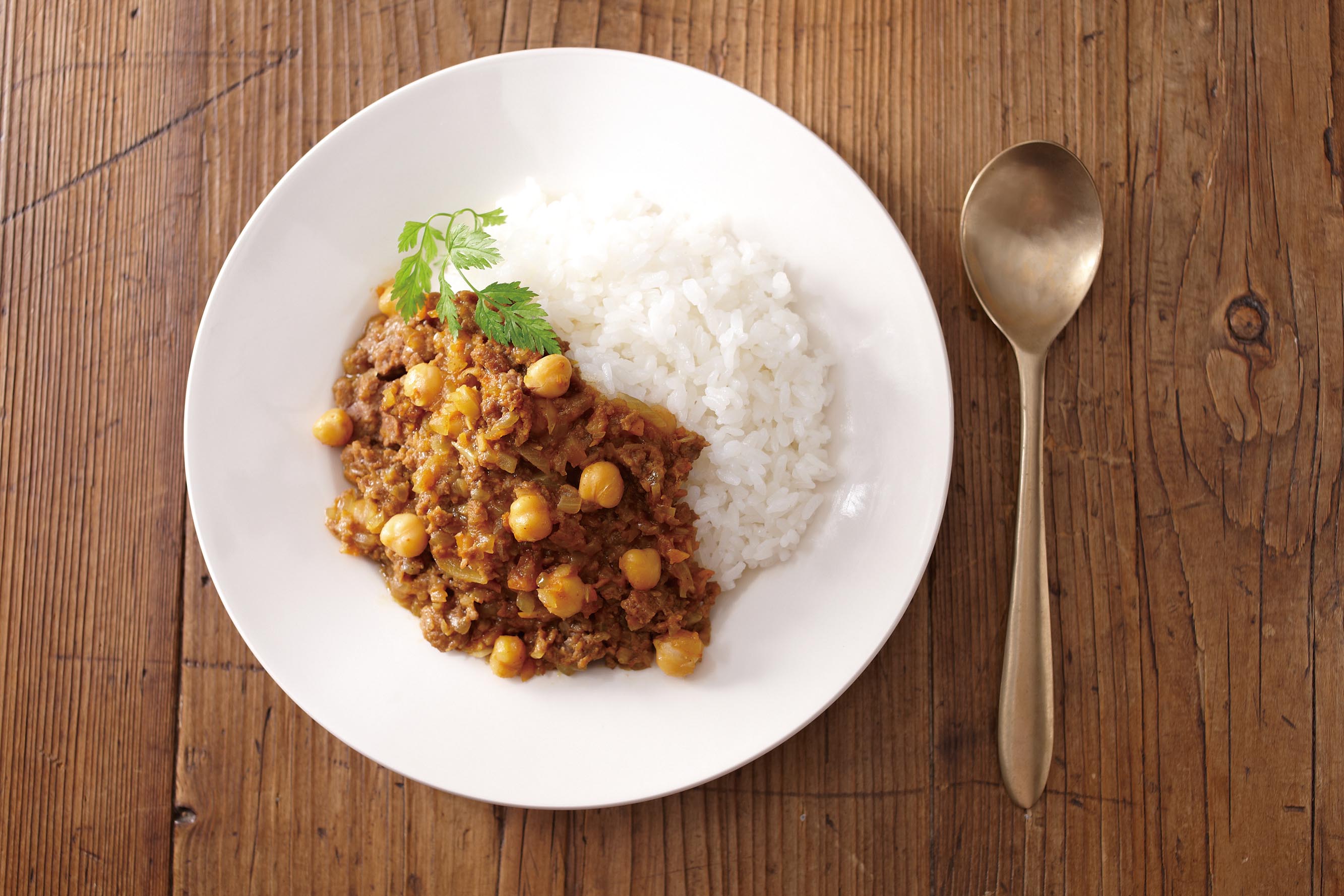 Keema Curry with Chickpeas - キーマ カレー