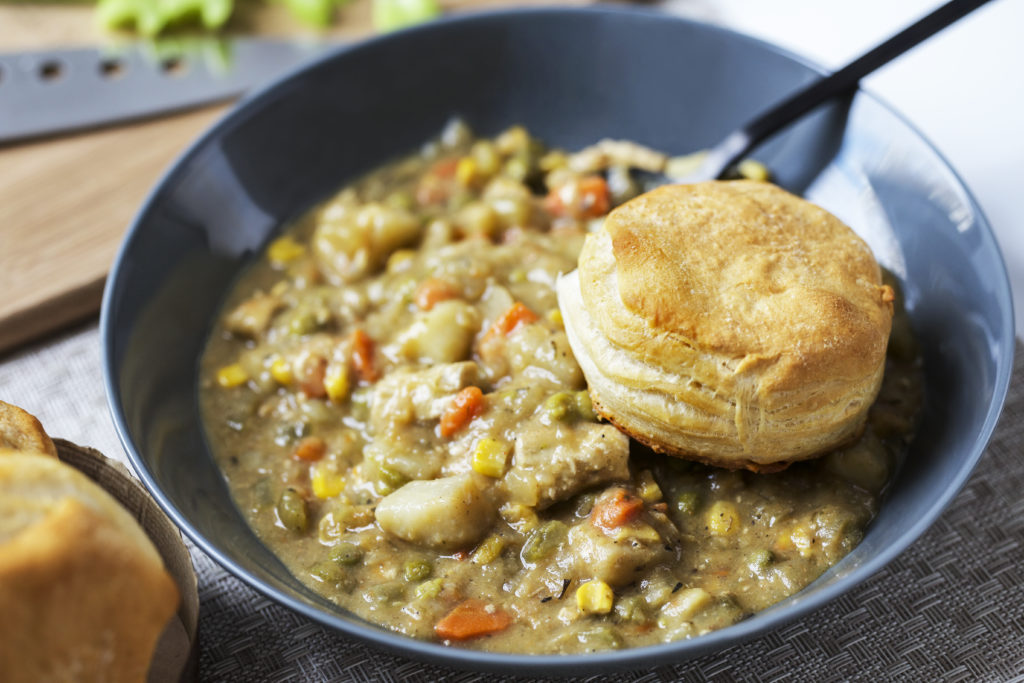 Slow cooker chicken pot pie recipe