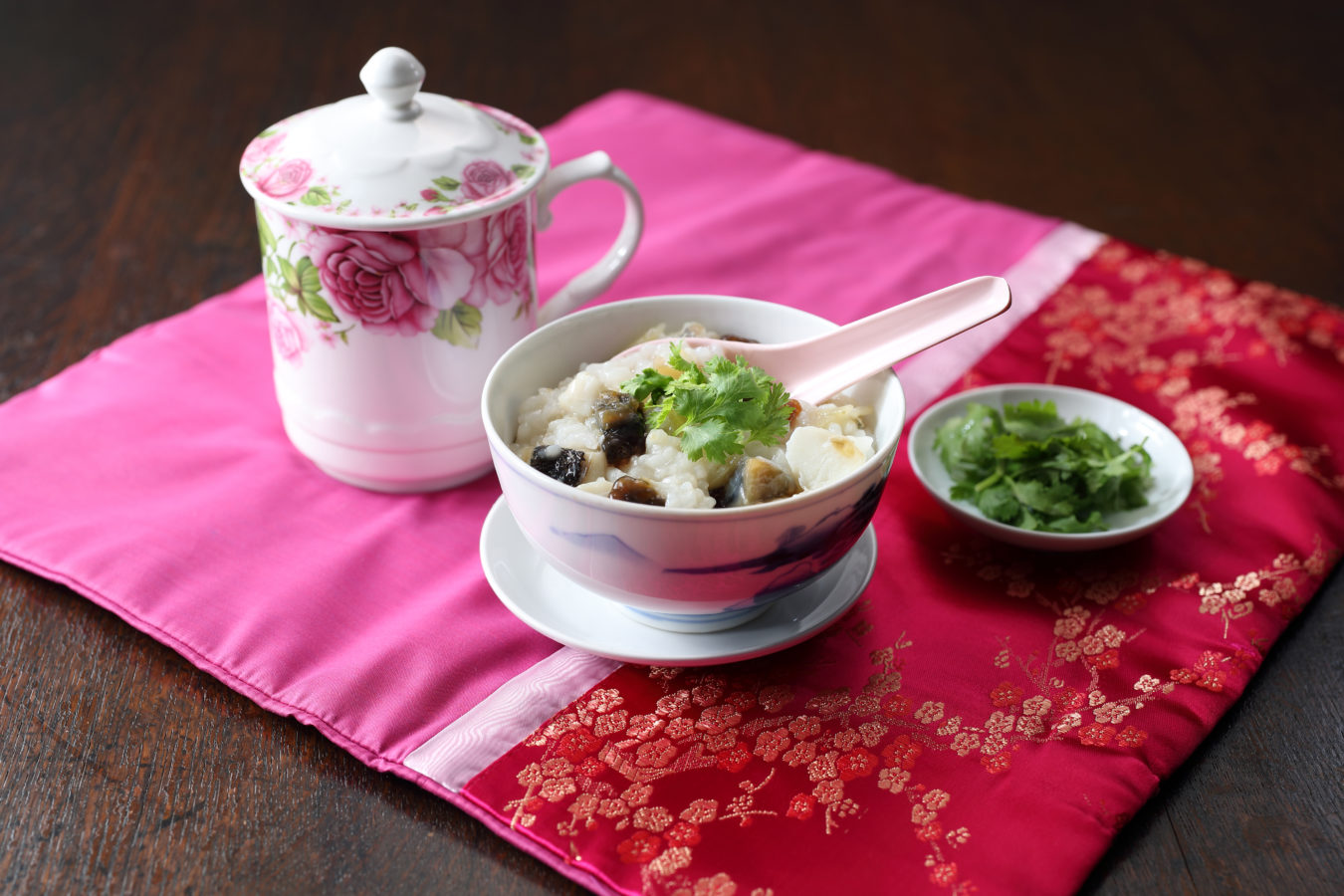 Century Eggs and Fish Fillet Porridge