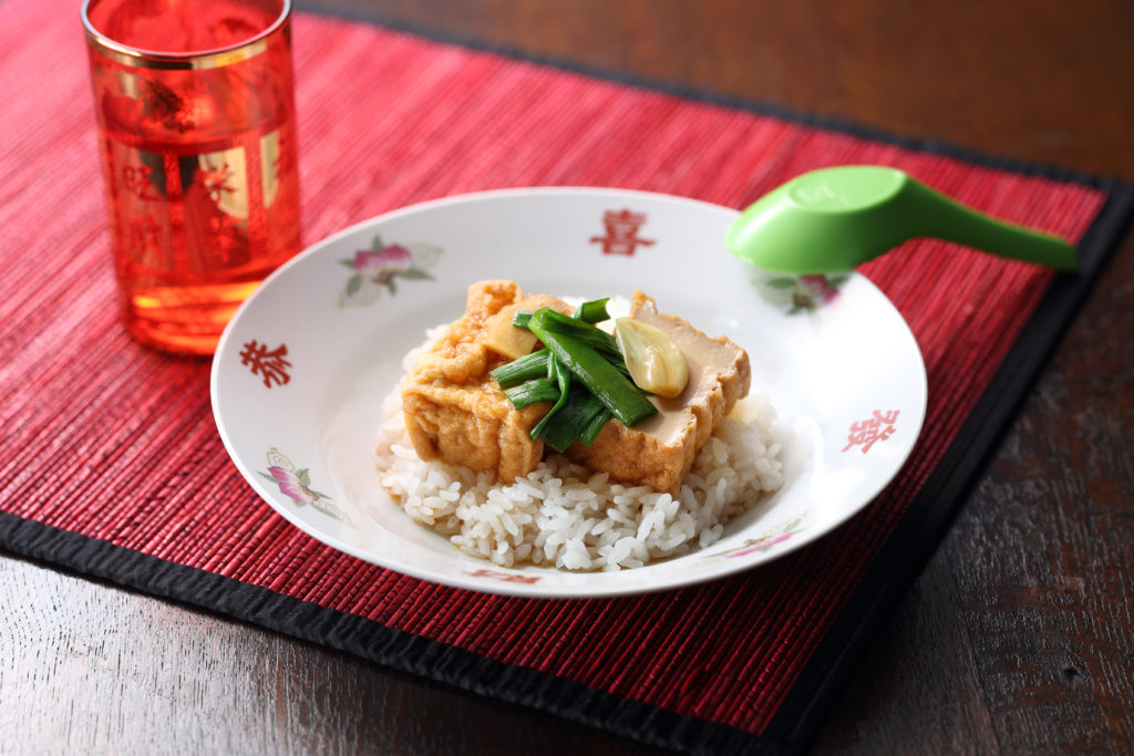 Chinese Marinated Tofu Rice