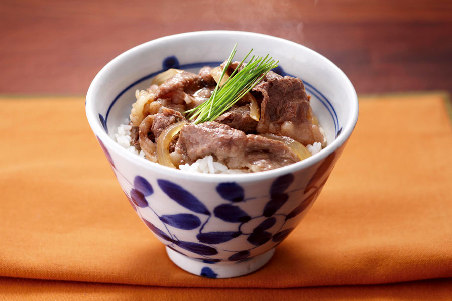 Japanese beef bowl - gyudon