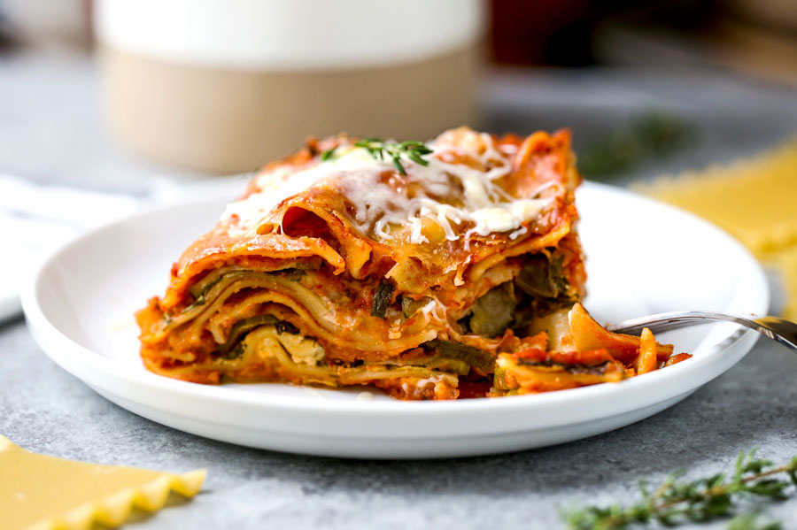 slow cooker vegetable lasagna