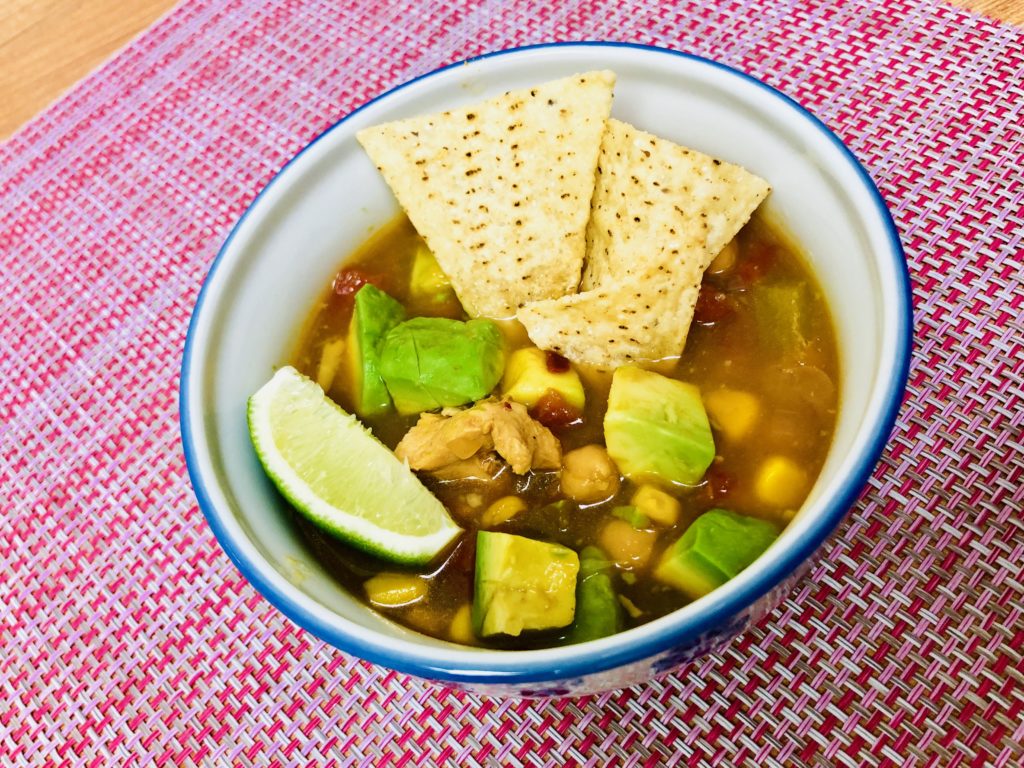 Slow Cooker Chicken Tortilla Soup