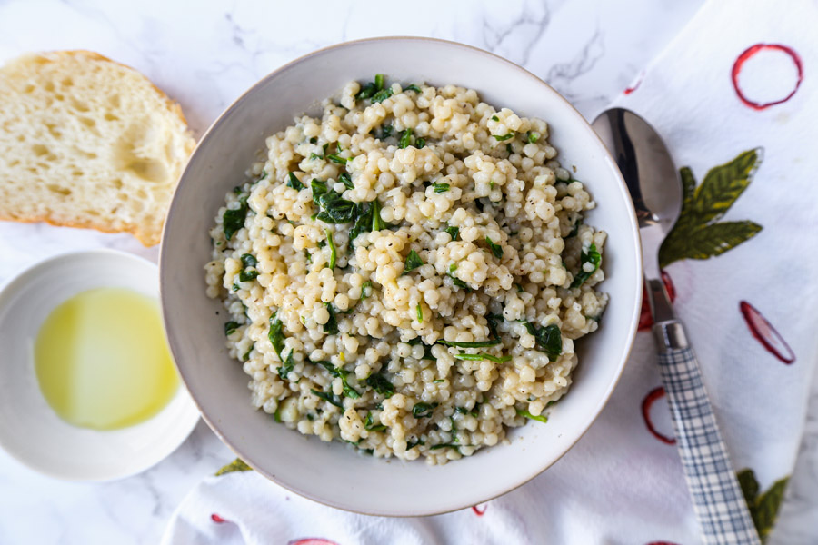 Pearl Couscous Risotto