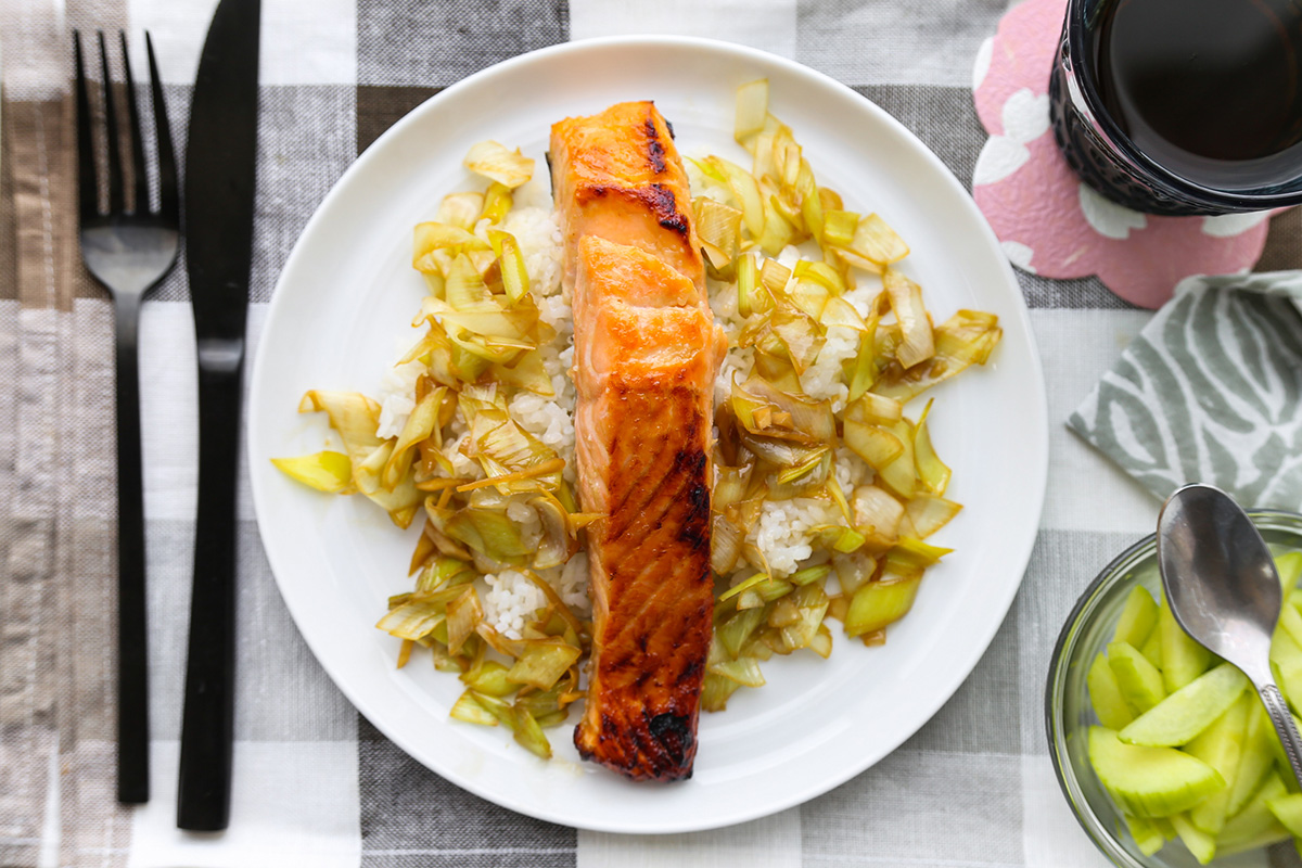 Ginger Leek Salmon