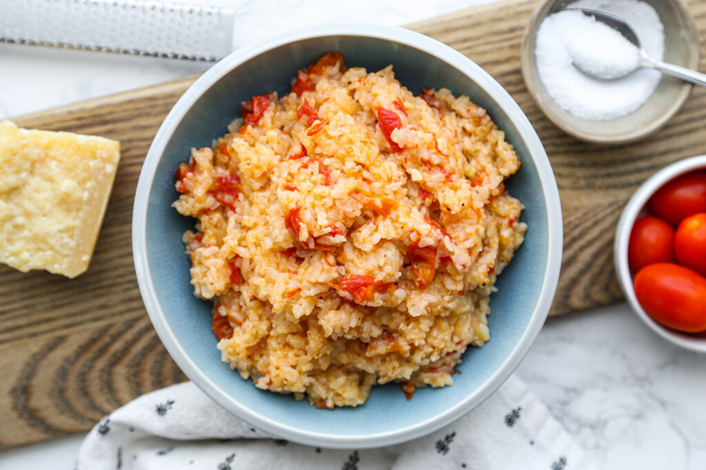 tomato cheese risotto