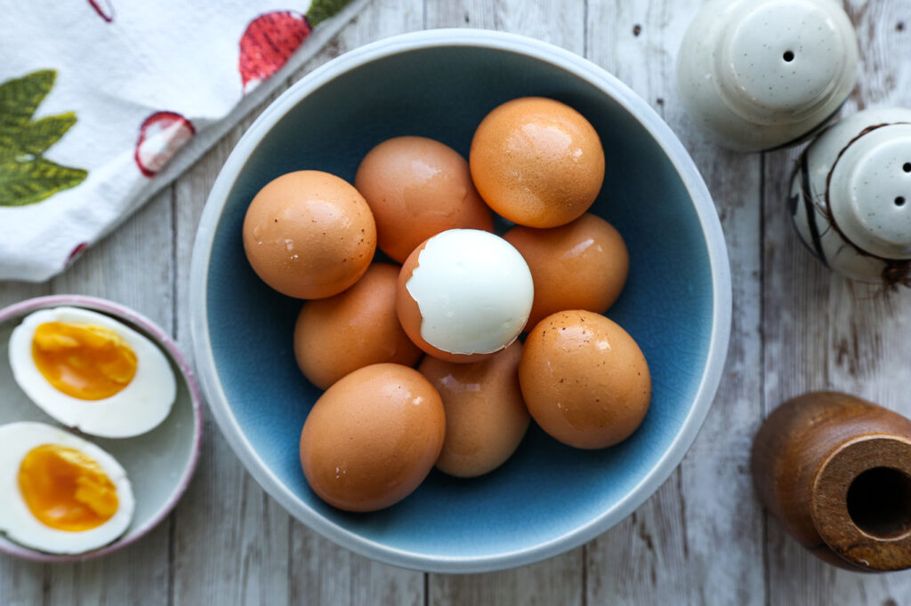 rice cooker boiled eggs